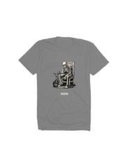 Koszulka AveBmx Skeleton Grey